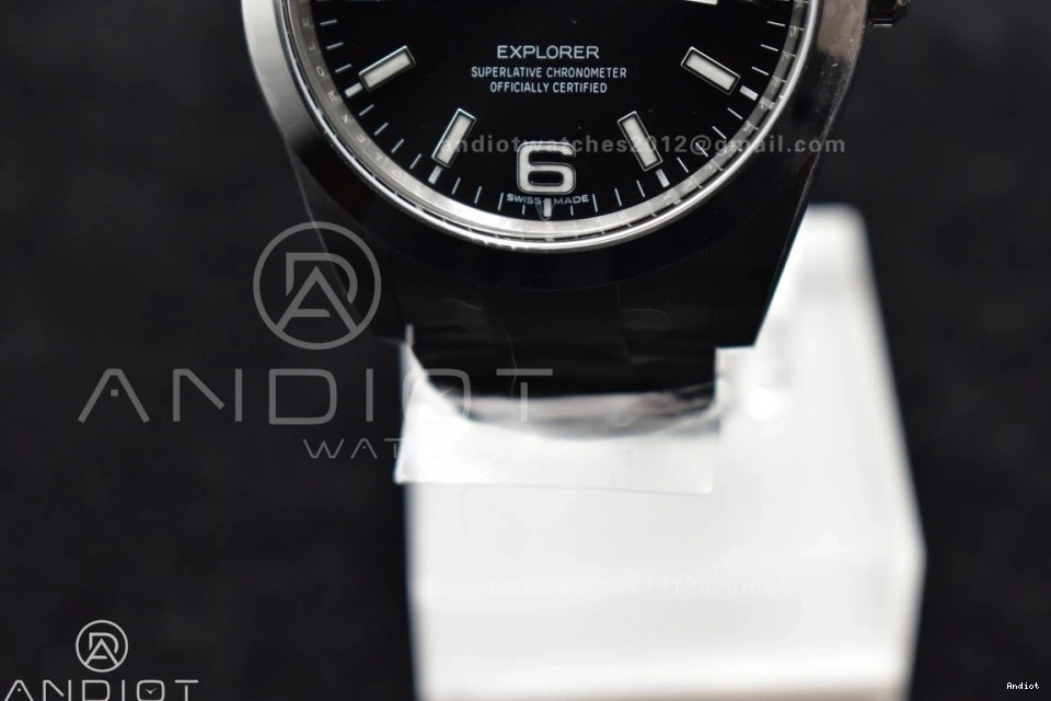 I Best Edition on Clean SS Dial VR3132 Black Bracelet 39mm 214270 Explorer 1:1 1130